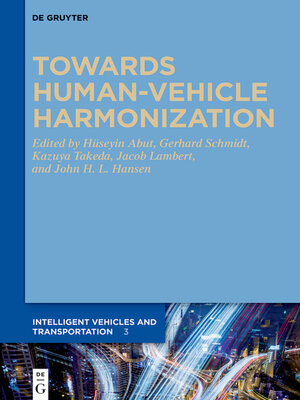 cover image of Towards Human-Vehicle Harmonization